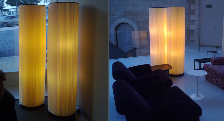 מנורות קיר בפרויקט תאורה במלון ממילא